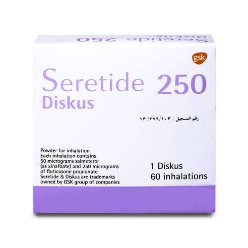 SERETIDE DISKUS 250/50MCG 60 DOSES