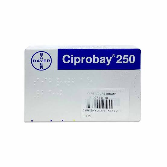 CIPROBAY 250MG 10 F.C.TAB.