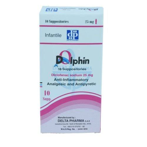 DOLPHIN 25 MG 10 SUPP.