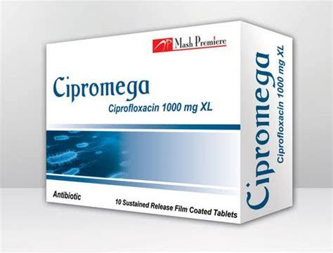 CIPROMEGA XL 1000 MG 14 EXT. REL. F.C.TABS.