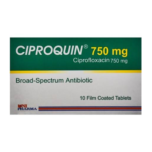 CIPROQUIN 750MG 10 F.C. TAB.