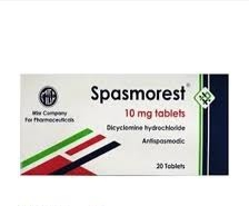 SPASMOREST 10 MG 20 TABS.