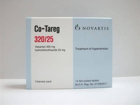 CO-TAREG 320/25 MG 14 F.C.TABS
