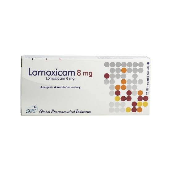 LORNOXICAM 8MG 20 F.C.TAB