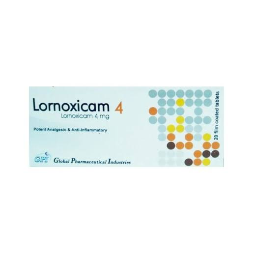LORNOXICAM 4MG 20 F.C.TAB
