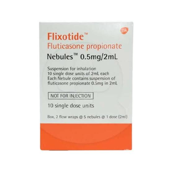 FLIXOTIDE 0.5MG/2ML 10 INH. NEBULES