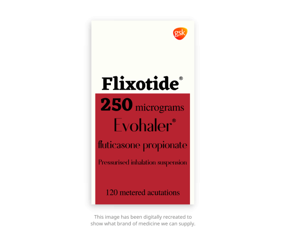 FLIXOTIDE EVOHALER 250MCG/ACTUATION 60 DOSES