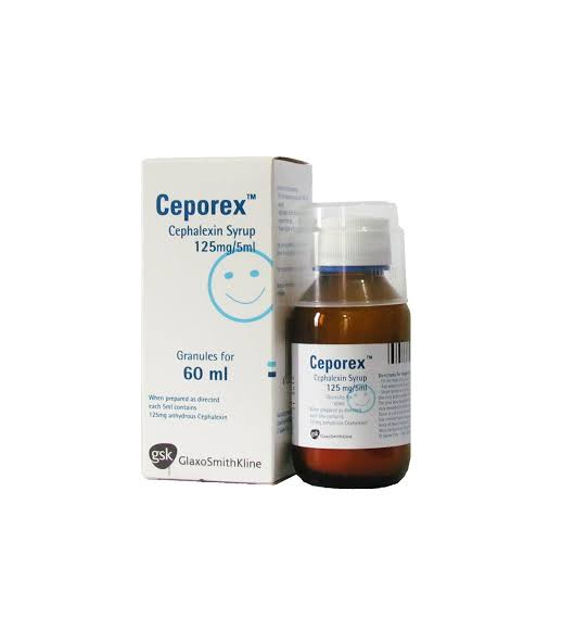 CEPOREX 250 MG/5ML SYRUP 60 ML