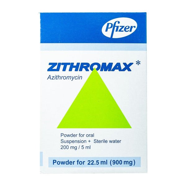 ZITHROMAX 900MG/22.5ML (200MG/5ML) SUSP.