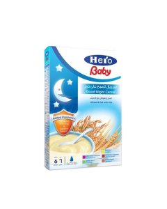 Hero Baby Good Night Cereal Wheat & Oat With Milk 150GM