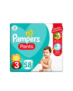 PAMPERS PANTS #3 MIDI (6-11KG) 58P