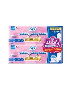 SOFY MAXI THICK EX.LONG W/MUSK 2X14P