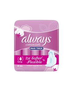 Always Maxi Thick Long Cotton - 8 Pads