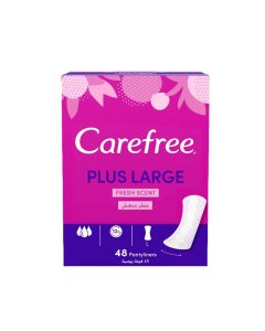 Carefree Plus Large Fresh Scented 48 Pieces