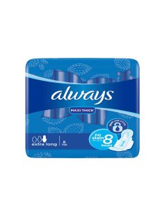 Always Maxi Thick Extra Long Cotton 8 Pads