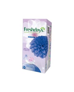 Freshdays Long White Musk Pantyliners 24 Pads