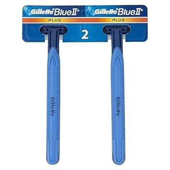 Gillette Blue ii plus razors, 2 pieces