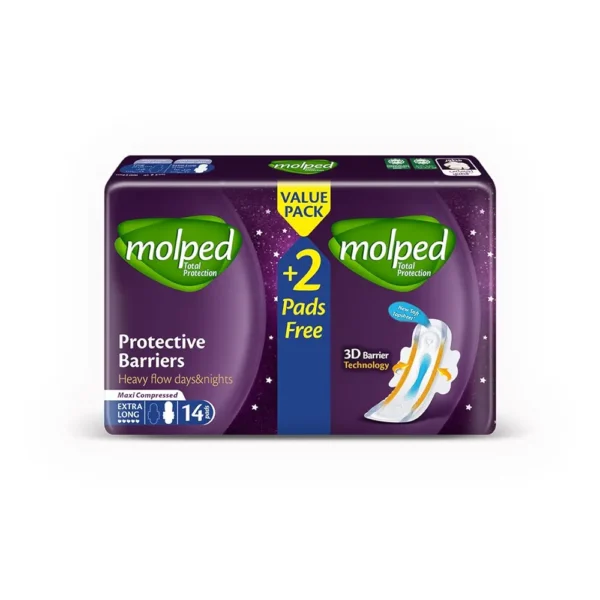 Molped Total Protection - Value Pack - Extra Long 14 Pads