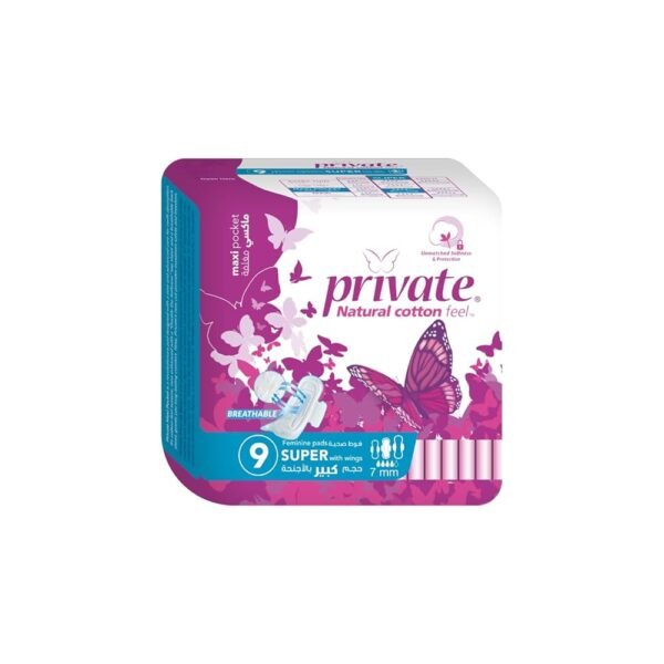 Private Maxi Pocket Pads Super 9 Pads
