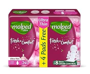 Molped Ultra - Fresh & Comfort - Eco Pack - Long - 24 Pads