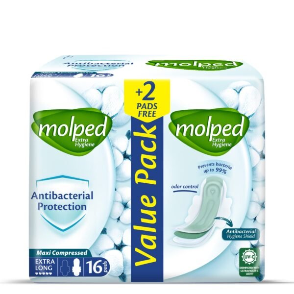 Molped Extra Hygiene - Value Pack - Extra Long - 16 Pads