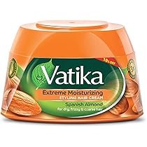 كريم شعر من فاتيكاvatika للشعر الجاف والخشن، سعة 190 مل، لترطيب وتغذية الشعر وتقليل التجعد 