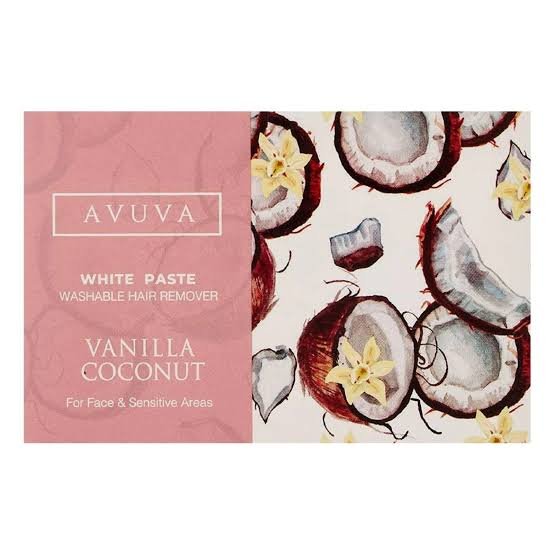 سويت افوفا عجينه بيضاء لازاله الشعر - 100 جم فانيليا و جوز هند Avuva Vanilla Coconut – White