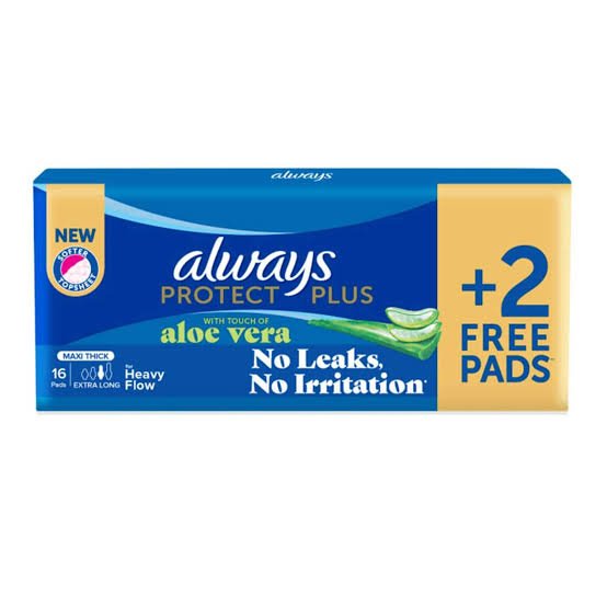 Always Protect Plus Pads with Touch of Aloe Vera - Extra Long