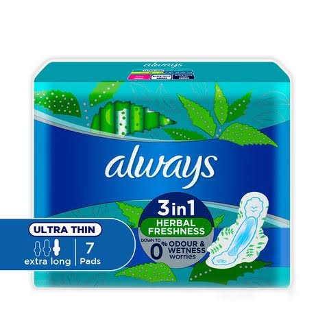 Always Sanitary Pads Ultra Extra Long 7 Pieces