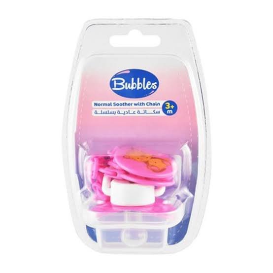 BUBBLES NORM SOOTHER PINK