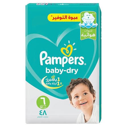 بامبرز دراي ، مقاس 6 - 48 قطعة - pampers