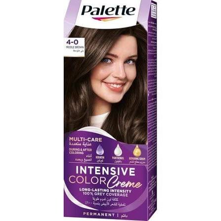 Palette Intensive Color Creme 4-0 Medium Brown 50 ml