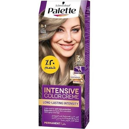 Palette Intensive Color Creme 8-1 Light Blonde Cendre 50 ml