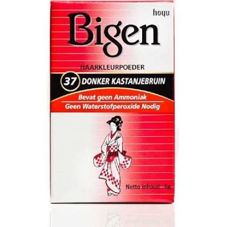 Bigen Permanent Powder Hair Color ( Dark Auburn - 37 ) 6gm