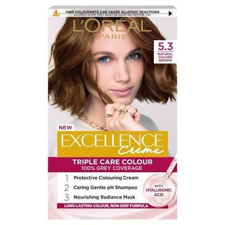 L’Oréal Paris Excellence 5.3 Light Golden Brown Hair Color -