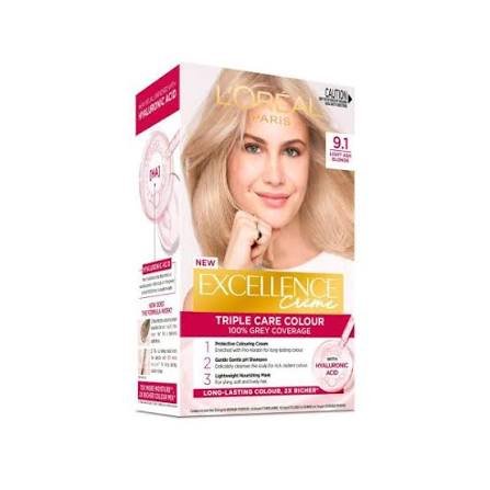 L'Oreal Excellence 9.1 Light Ash Blonde 1 |
